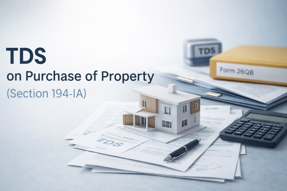 TDS On Purchase Of Property (Section 194-IA): Complete Guide For Buyers
